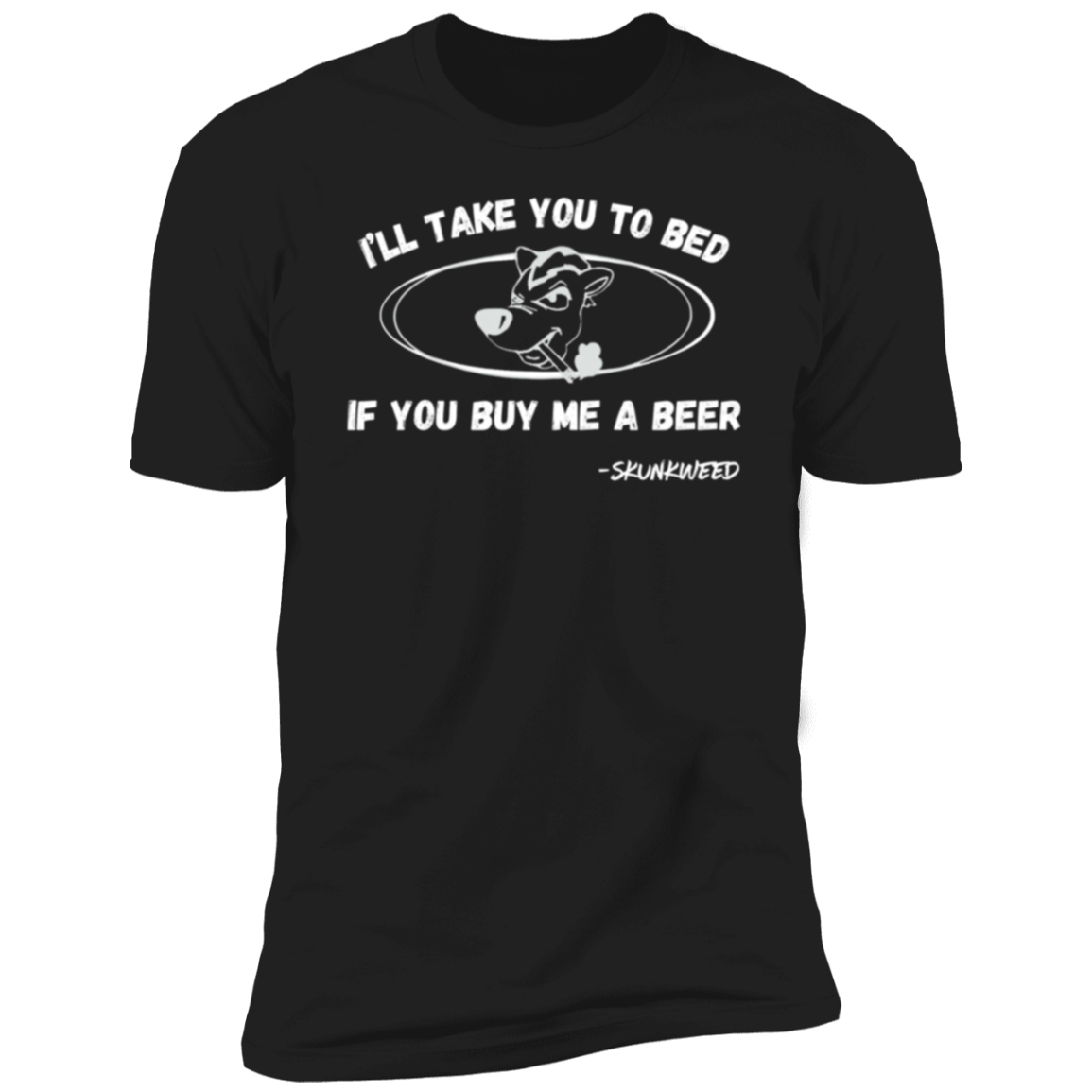 Buy Me a Beer in White Print
