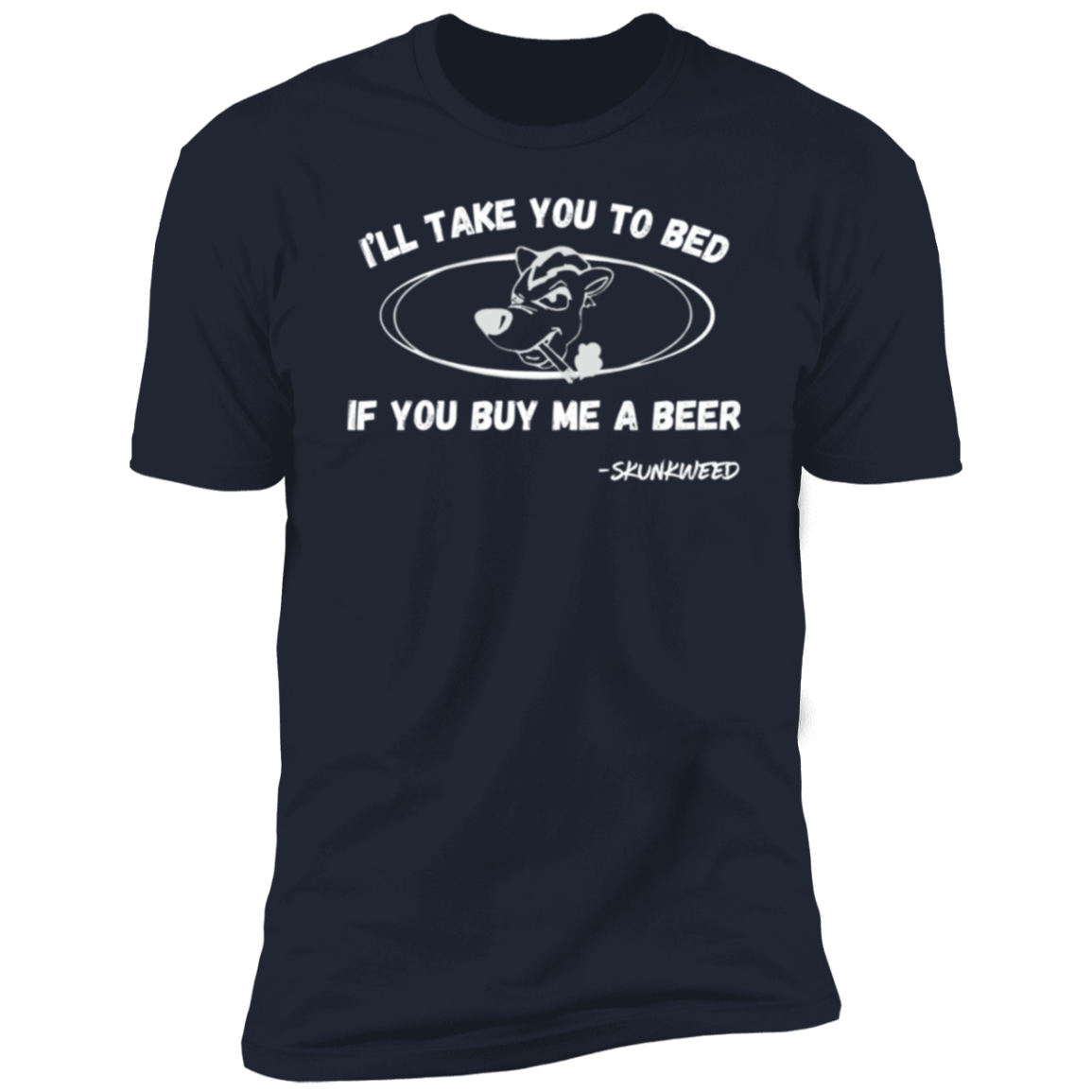 Buy Me a Beer in White Print