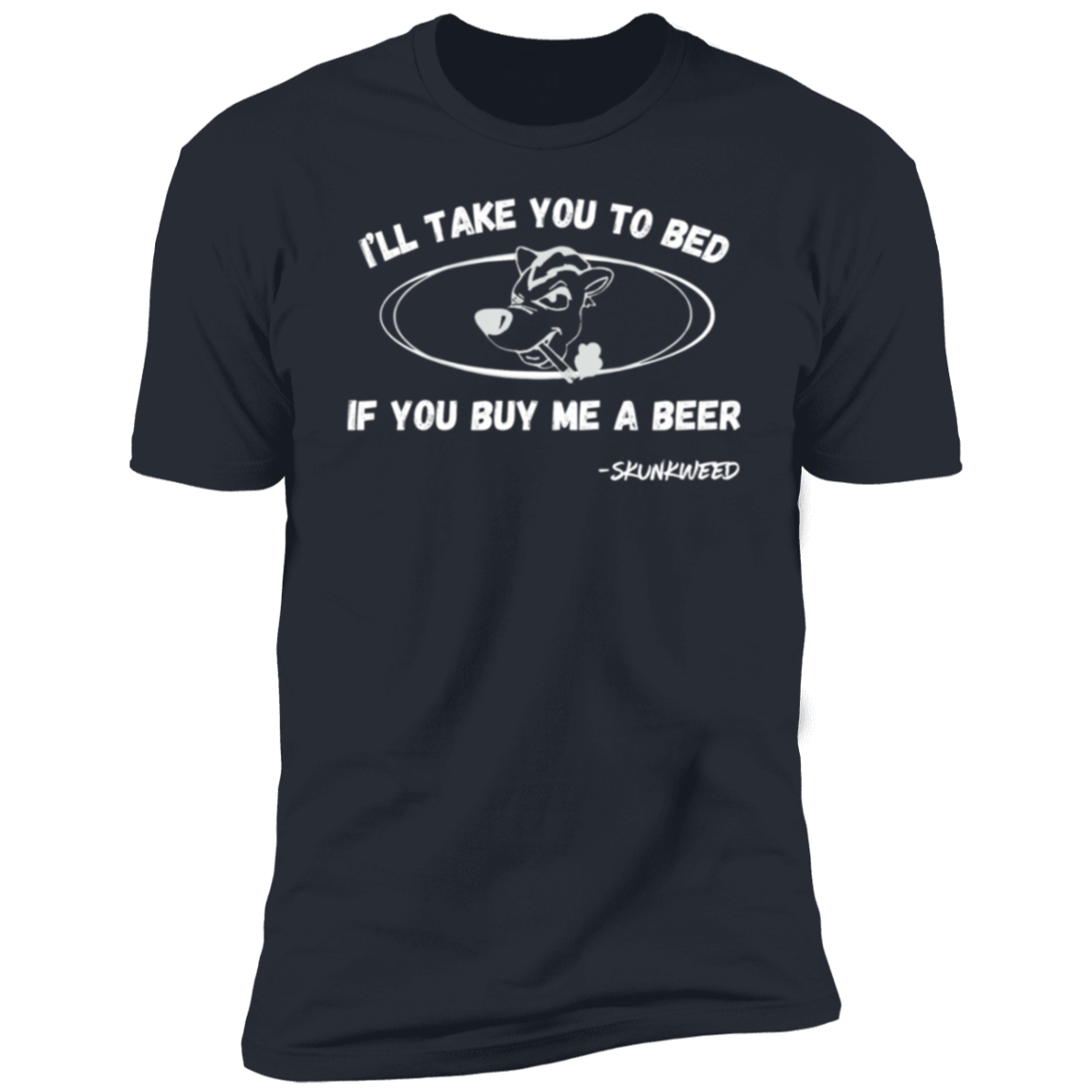 Buy Me a Beer in White Print