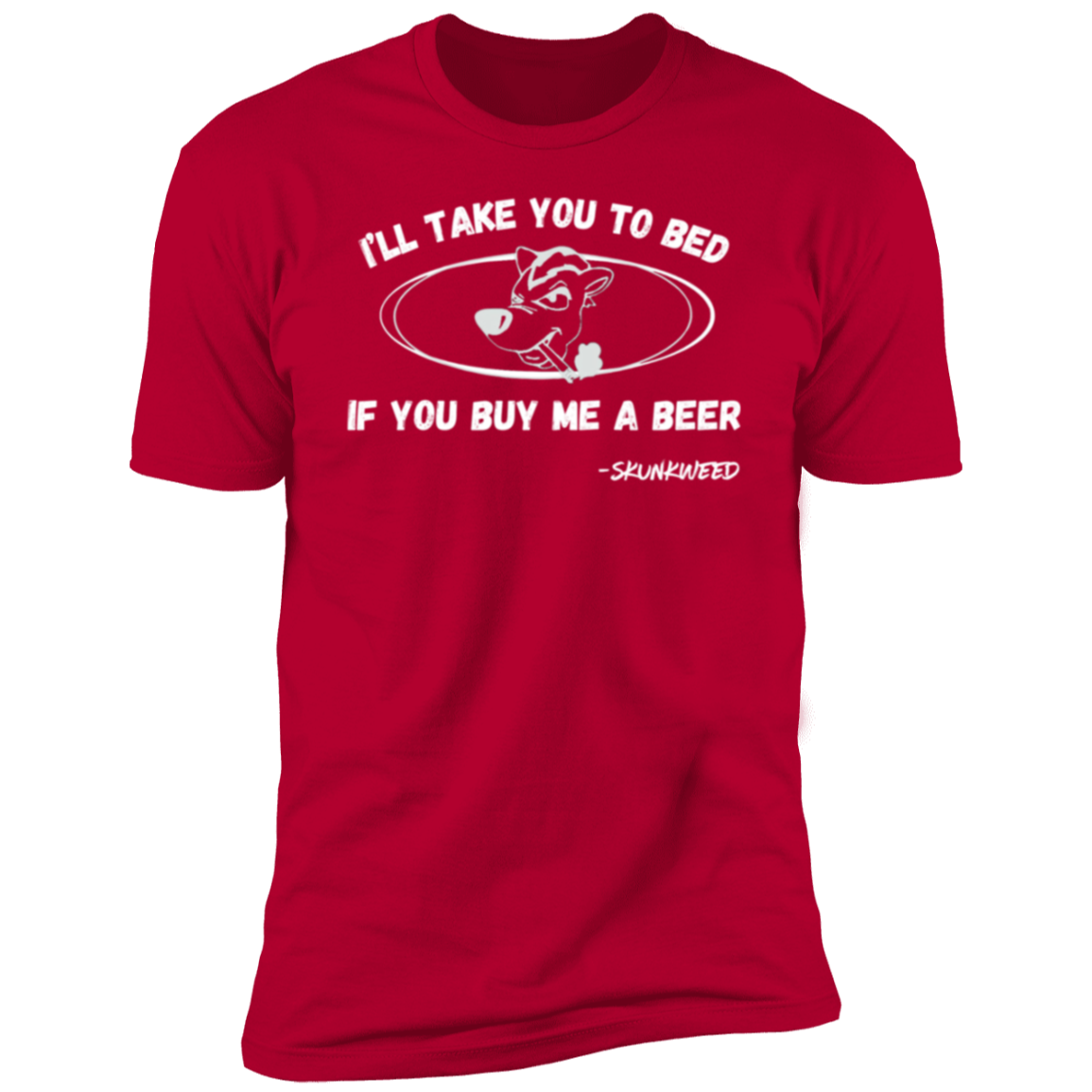Buy Me a Beer in White Print