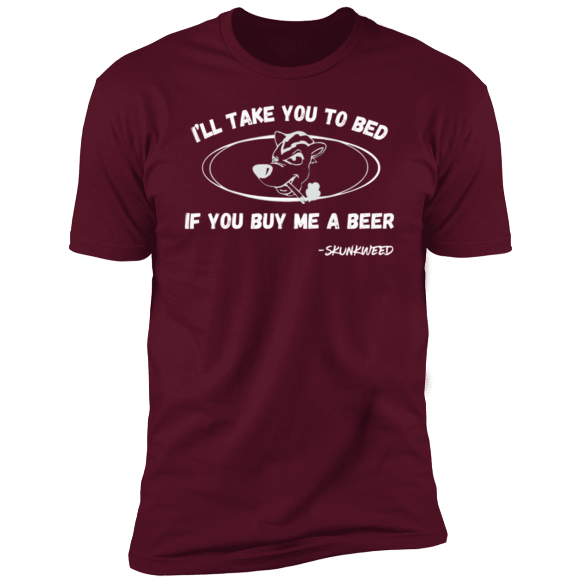Buy Me a Beer in White Print