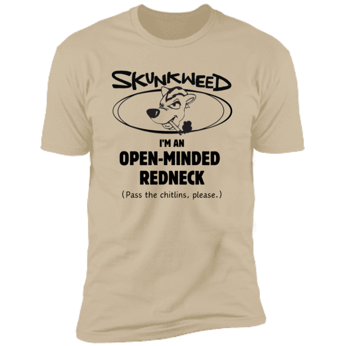 Open Minded Redneck in Black Print
