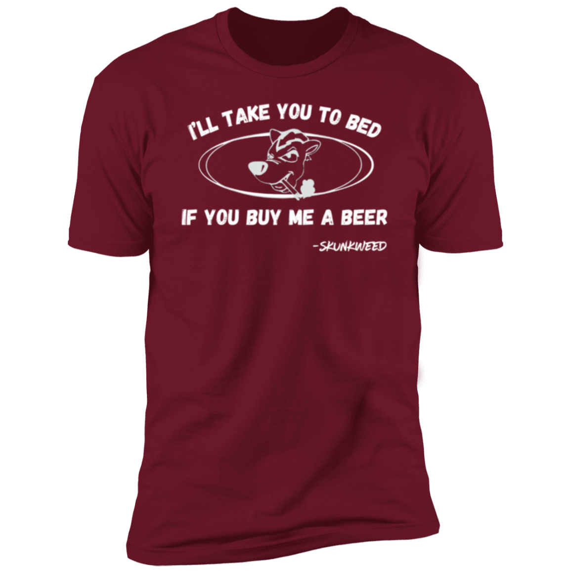 Buy Me a Beer in White Print